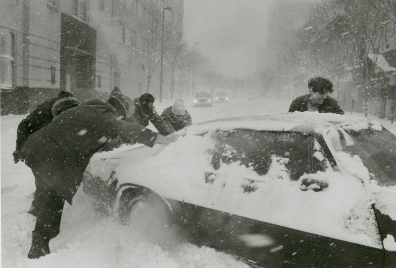 Digging out